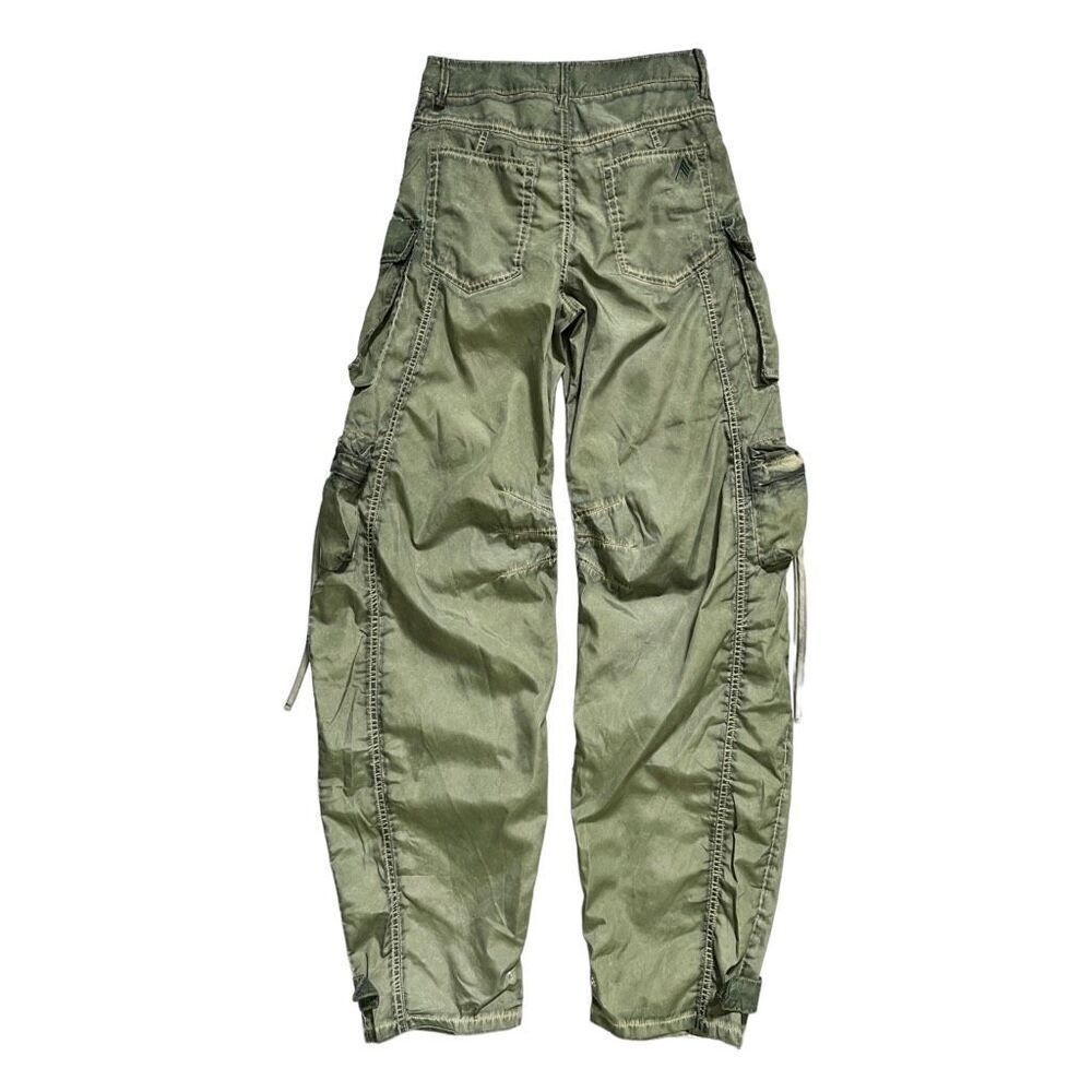 THE ATTICO‎ Fern Long Pant in Military Green - Picture 4 of 12